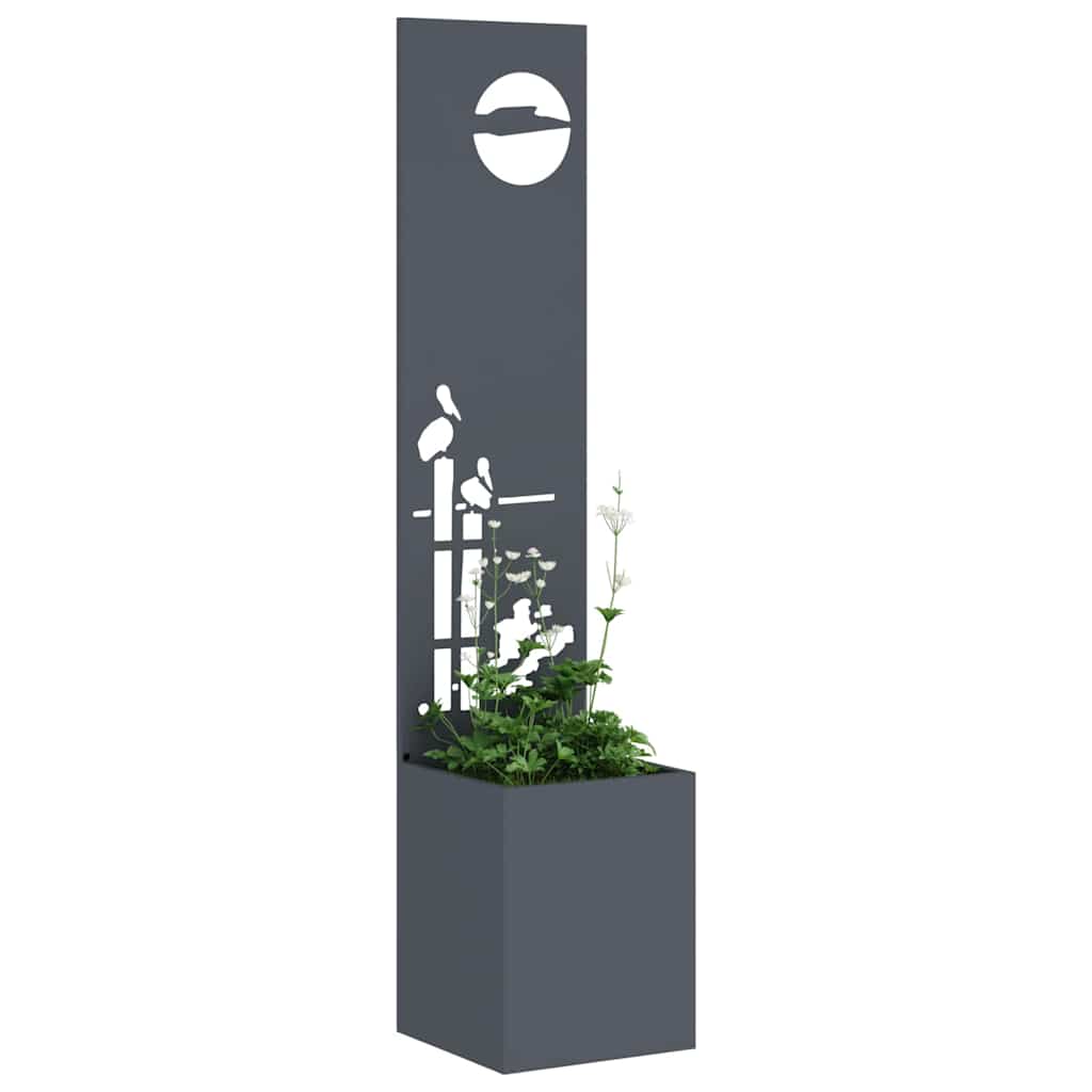 Οθόνη Ιδιωτικότητας Κήπου Ανθρακί 32 x 140 εκ.