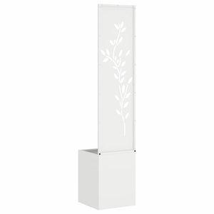 Οθόνη Ιδιωτικότητας Κήπου Floral Λευκό 32 x 32 x 150 εκ - Pakobazaar