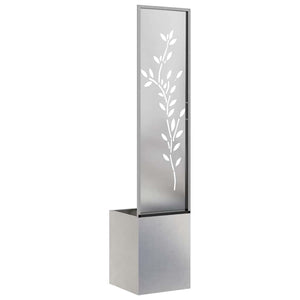 Οθόνη Ιδιωτικότητας Κήπου Floral Ασημί 32 x 32 x 150 εκ - Pakobazaar