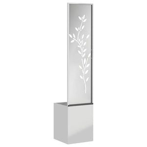 Οθόνη Ιδιωτικότητας Κήπου Floral Ασημί 32 x 32 x 150 εκ - Pakobazaar