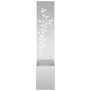 Οθόνη Ιδιωτικότητας Κήπου Floral Ασημί 32 x 32 x 150 εκ - Pakobazaar