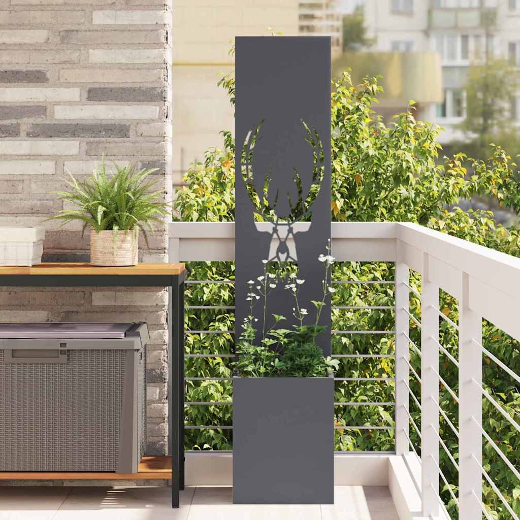Οθόνη Ιδιωτικότητας Κήπου Animal Print Ανθρακί 32 x 32 x 150 εκ - Pakobazaar