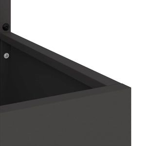 Οθόνη Ιδιωτικότητας Κήπου Μαύρο 32 x 32 x 150 εκ - Pakobazaar