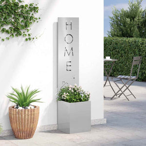 Οθόνη Ιδιωτικότητας Κήπου Ασημί 32 x 32 x 150 εκ - Pakobazaar
