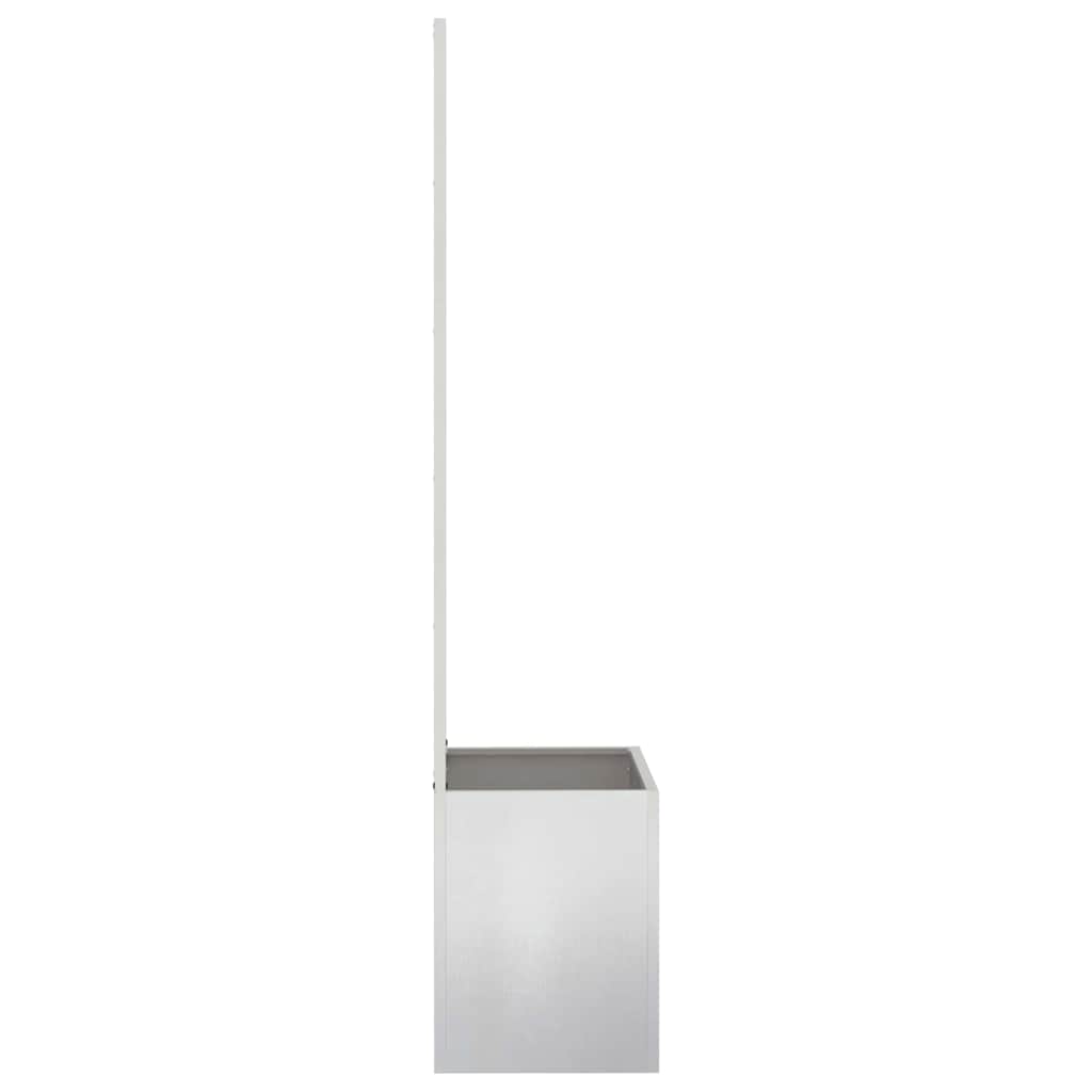Οθόνη Ιδιωτικότητας Κήπου Ασημί 50 x 150 cm Ανοξείδωτο ατσάλι