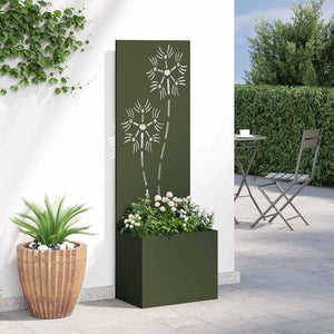 Οθόνη Ιδιωτικότητας Κήπου Floral Λαδί 50 x 32 x 150 εκ