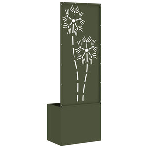 Οθόνη Ιδιωτικότητας Κήπου Floral Λαδί 50 x 32 x 150 εκ