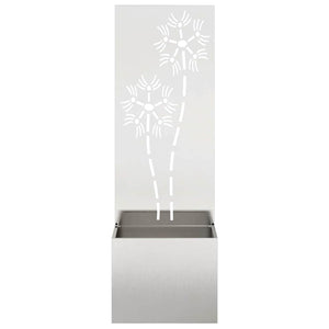 Οθόνη Ιδιωτικότητας Κήπου Floral Ασημί 50 x 32 x 150 εκ