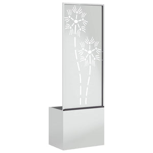 Οθόνη Ιδιωτικότητας Κήπου Floral Ασημί 50 x 32 x 150 εκ - Pakobazaar