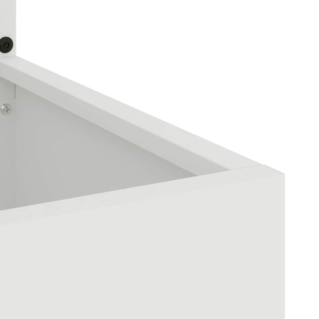 Οθόνη Ιδιωτικότητας Κήπου Floral Λευκό 50 x 140 cm