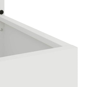 Οθόνη Ιδιωτικότητας Κήπου Floral Λευκό 50 x 32 x 150 εκ