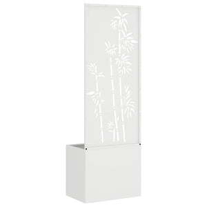 Οθόνη Ιδιωτικότητας Κήπου Floral Λευκό 50 x 32 x 150 εκ
