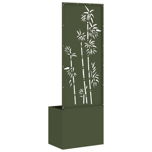 Οθόνη Ιδιωτικότητας Κήπου Floral Λαδί 50 x 32 x 150 εκ