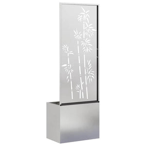 Οθόνη Ιδιωτικότητας Κήπου Floral Ασημί 50 x 32 x 150 εκ