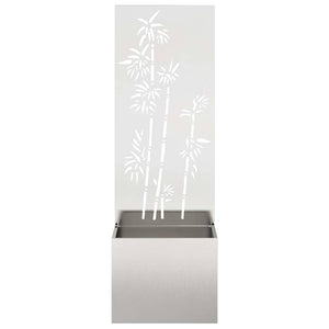 Οθόνη Ιδιωτικότητας Κήπου Floral Ασημί 50 x 32 x 150 εκ