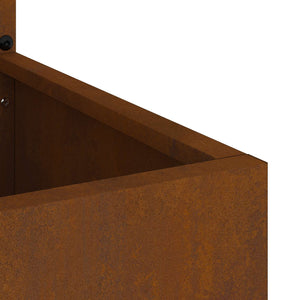 Οθόνη Ιδιωτικότητας Κήπου Floral Σκ rusty 50 x 32 x 150 εκ