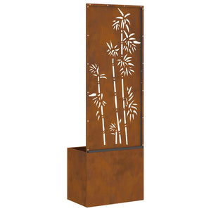 Οθόνη Ιδιωτικότητας Κήπου Floral Σκ rusty 50 x 32 x 150 εκ