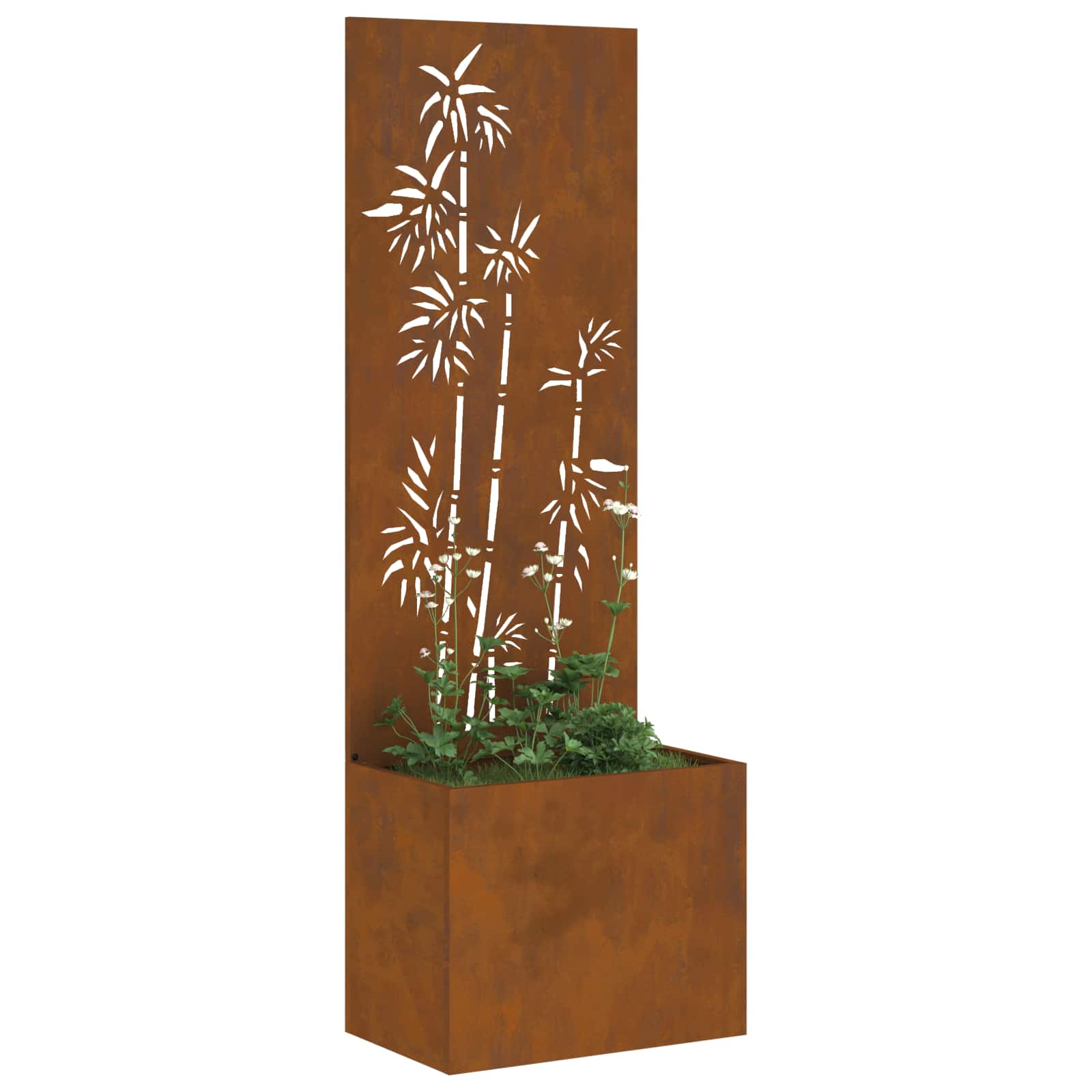 Οθόνη Ιδιωτικότητας Κήπου Floral Σκ rusty 50 x 140 cm
