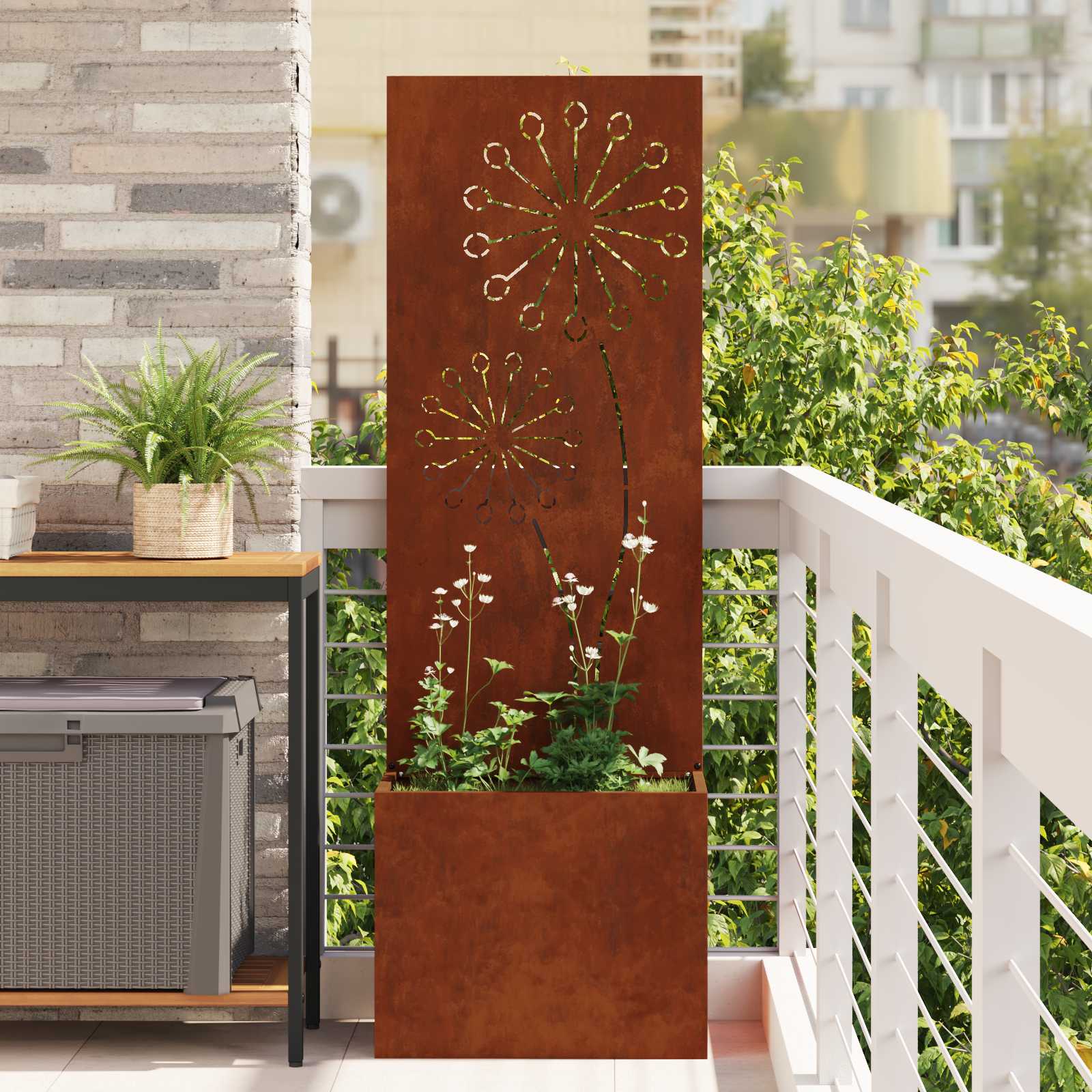 Οθόνη Ιδιωτικότητας Κήπου Σκ rusty 50 x 140 cm - Pakobazaar