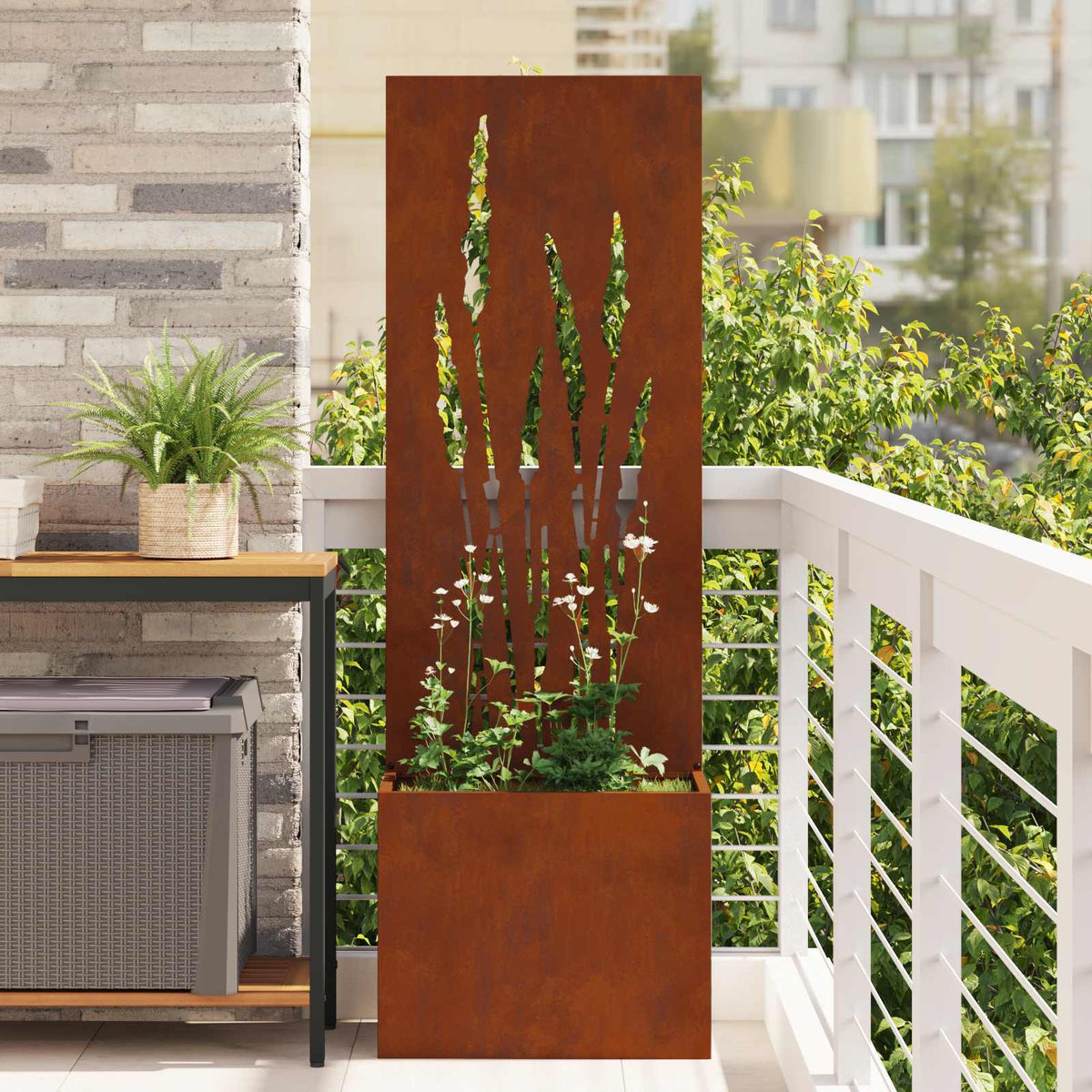 Οθόνη Ιδιωτικότητας Κήπου Σκ rusty 50 x 32 x 150 εκ - Pakobazaar