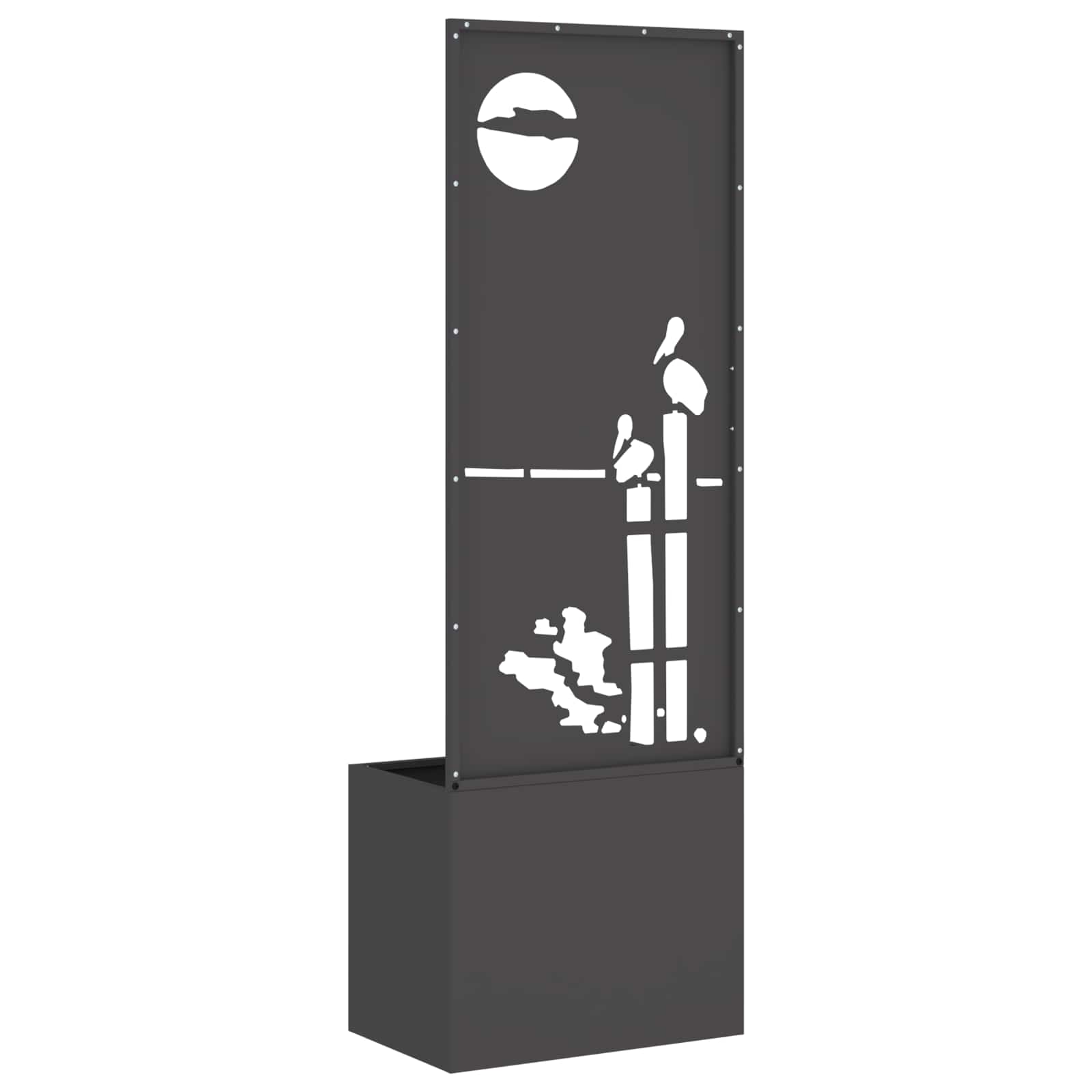 Οθόνη Ιδιωτικότητας Κήπου Μαύρο 50 x 32 x 150 εκ - Pakobazaar