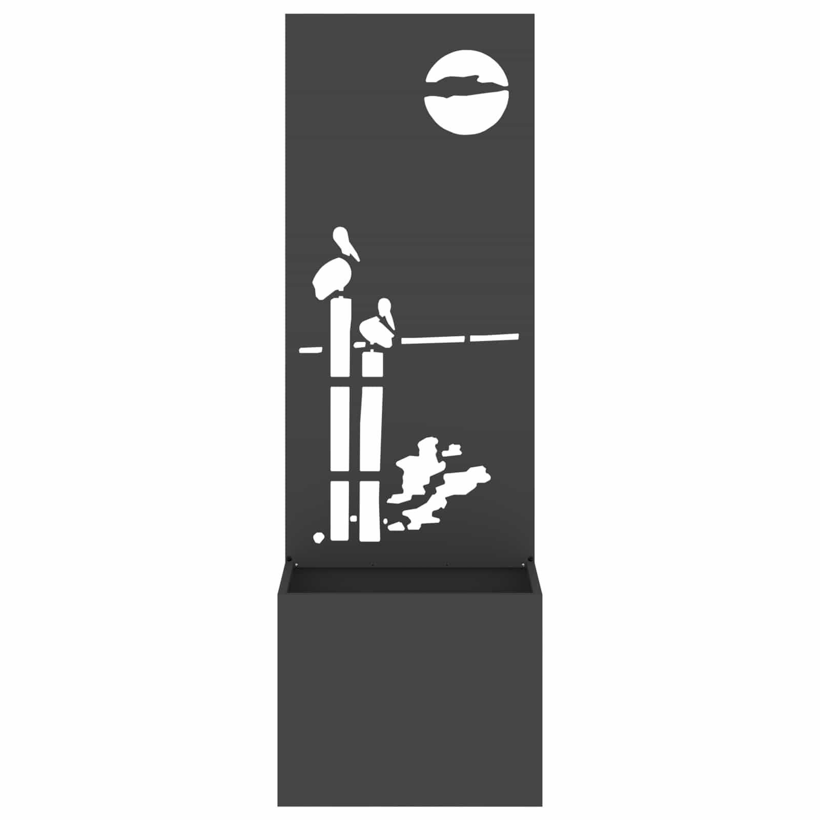 Οθόνη Ιδιωτικότητας Κήπου Μαύρο 50 x 32 x 150 εκ - Pakobazaar