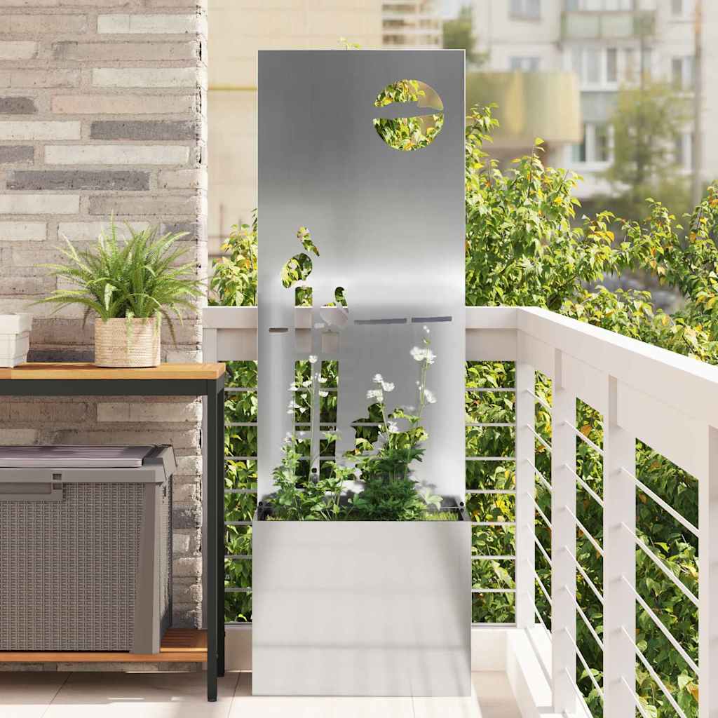 Οθόνη Ιδιωτικότητας Κήπου Ασημί 50 x 32 x 150 εκ - Pakobazaar