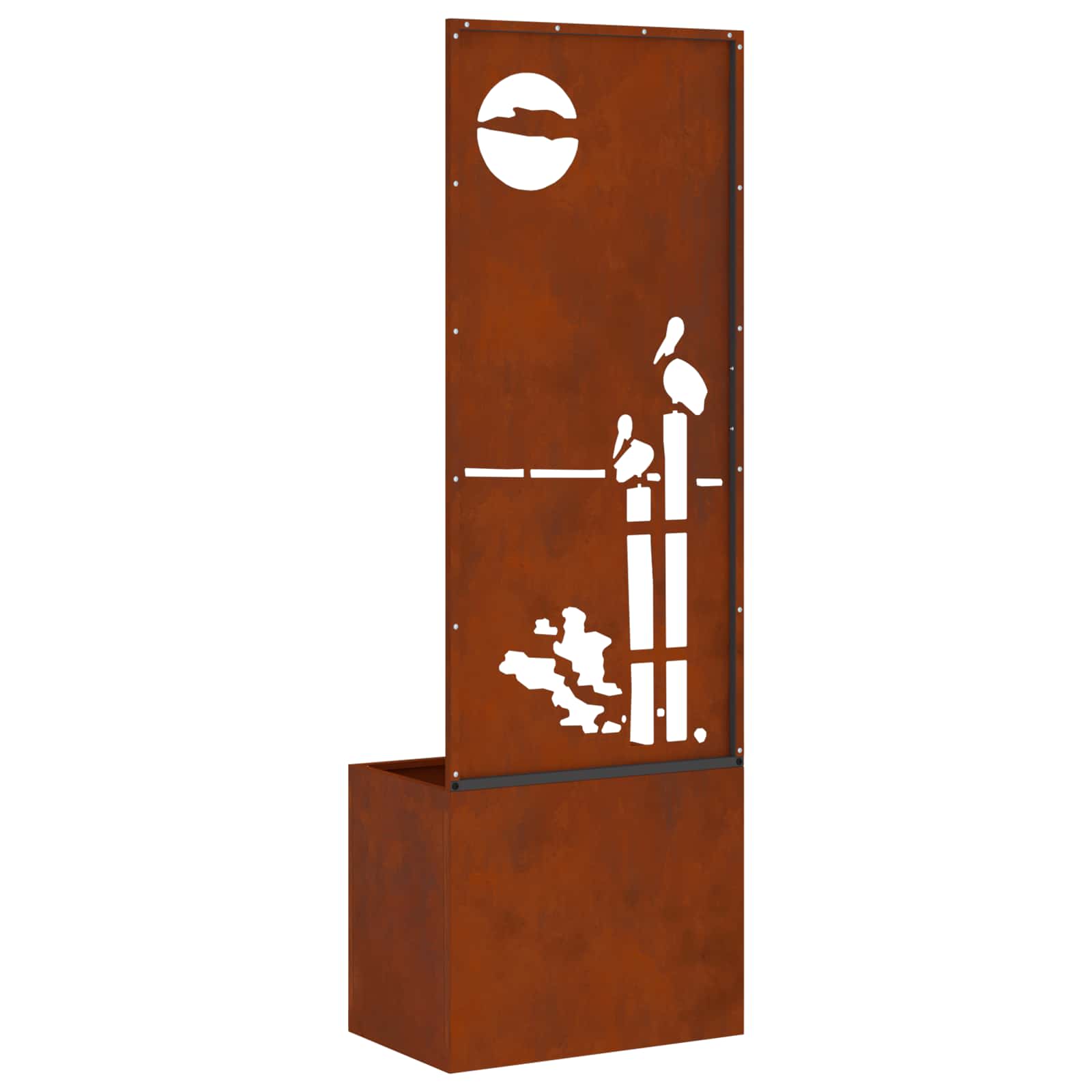 Οθόνη Ιδιωτικότητας Κήπου Σκ rusty 50 x 32 x 150 εκ - Pakobazaar