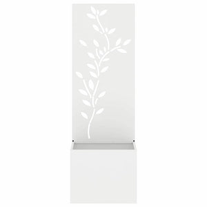Οθόνη Ιδιωτικότητας Κήπου Floral Λευκό 50 x 32 x 150 εκ
