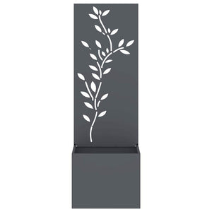 Οθόνη Ιδιωτικότητας Κήπου Floral Ανθρακί 50 x 32 x 150 εκ - Pakobazaar