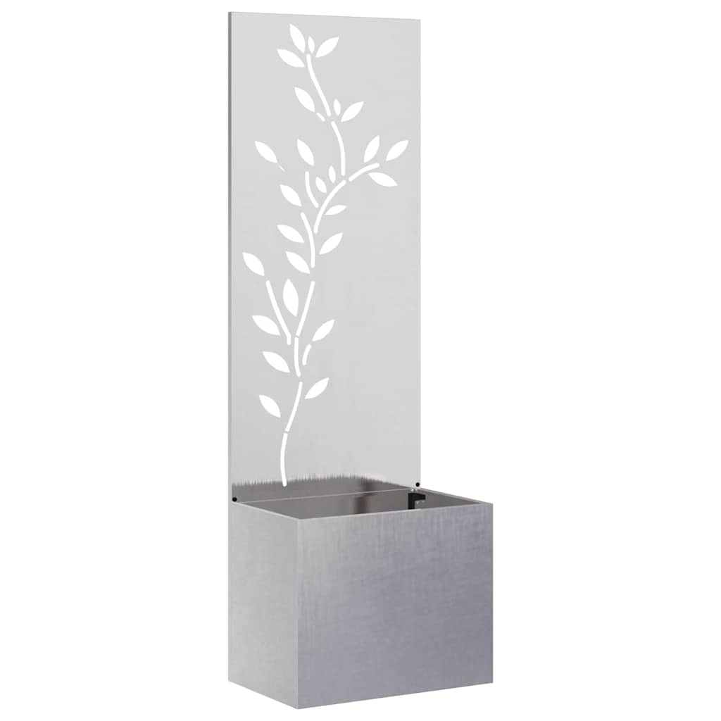 Οθόνη Ιδιωτικότητας Κήπου Floral Ασημί 50 x 32 x 150 εκ