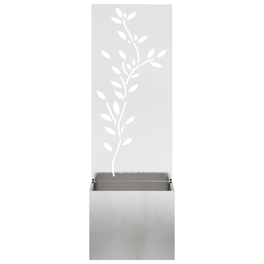 Οθόνη Ιδιωτικότητας Κήπου Floral Ασημί 50 x 32 x 150 εκ