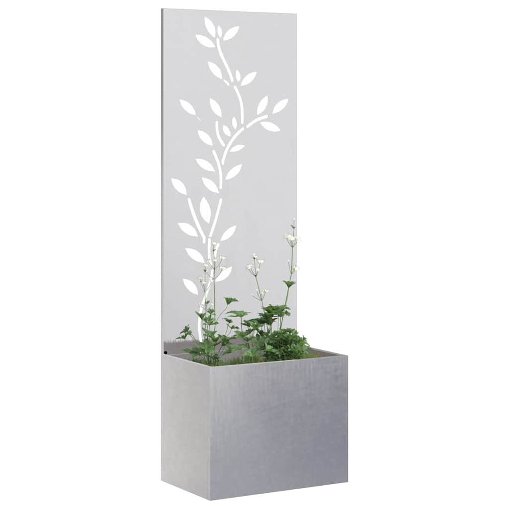 Οθόνη Ιδιωτικότητας Κήπου Floral Ασημί 50 x 32 x 150 εκ