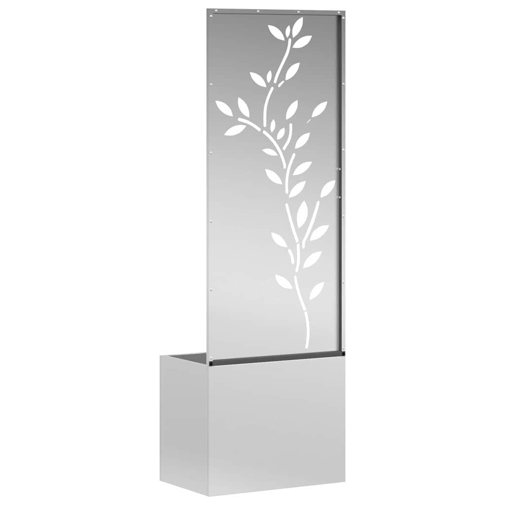 Οθόνη Ιδιωτικότητας Κήπου Floral Ασημί 50 x 32 x 150 εκ - Pakobazaar