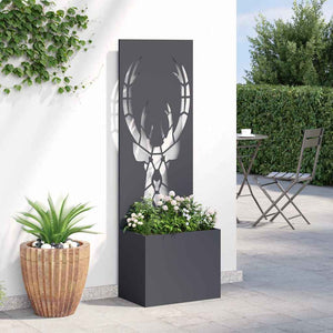 Οθόνη Ιδιωτικότητας Κήπου Animal Print Ανθρακί 50 x 32 x 150 εκ