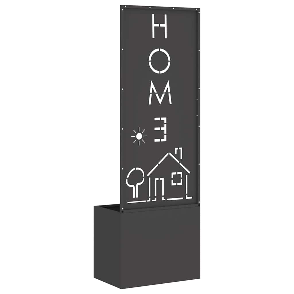 Οθόνη Ιδιωτικότητας Κήπου Μαιανδρικό σχέδιο Μαύρο 50 x 140 cm