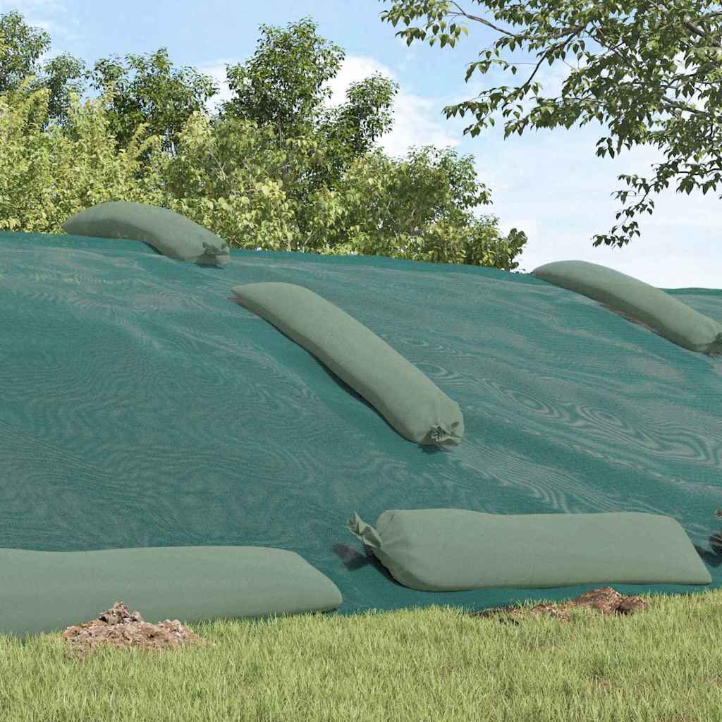 Κάλυμμα σιλό Πράσινο 6 x 5 m HDPE