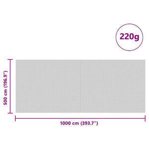 Κάλυμμα σιλό Πράσινο 10 x 5 m HDPE