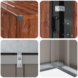 Κηποσυνθέσεις Καφέ 137 x 81 x 180 εκ Μέταλλο - Pakobazaar