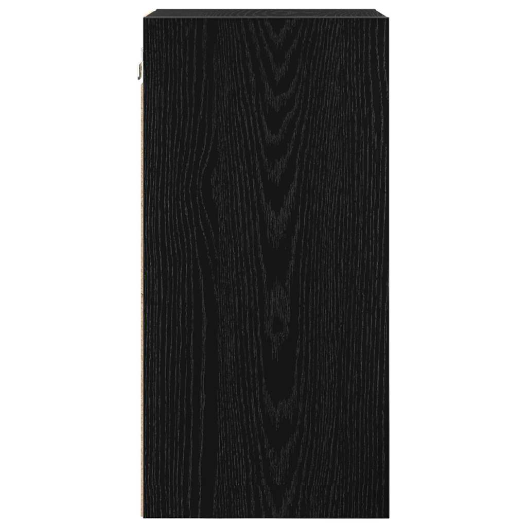 Κρεμαστό ντουλάπι με ράφι Μαύρη δρυς 30 x 29,5 x 60 εκ. - Pakobazaar