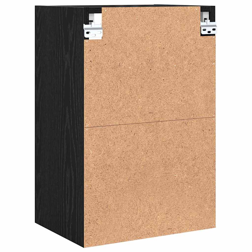 Κρεμαστό ντουλάπι με ράφι Μαύρη δρυς 40 x 29,5 x 60 εκ. - Pakobazaar