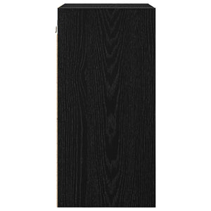 Κρεμαστό ντουλάπι με ράφι Μαύρη δρυς 40 x 29,5 x 60 εκ. - Pakobazaar