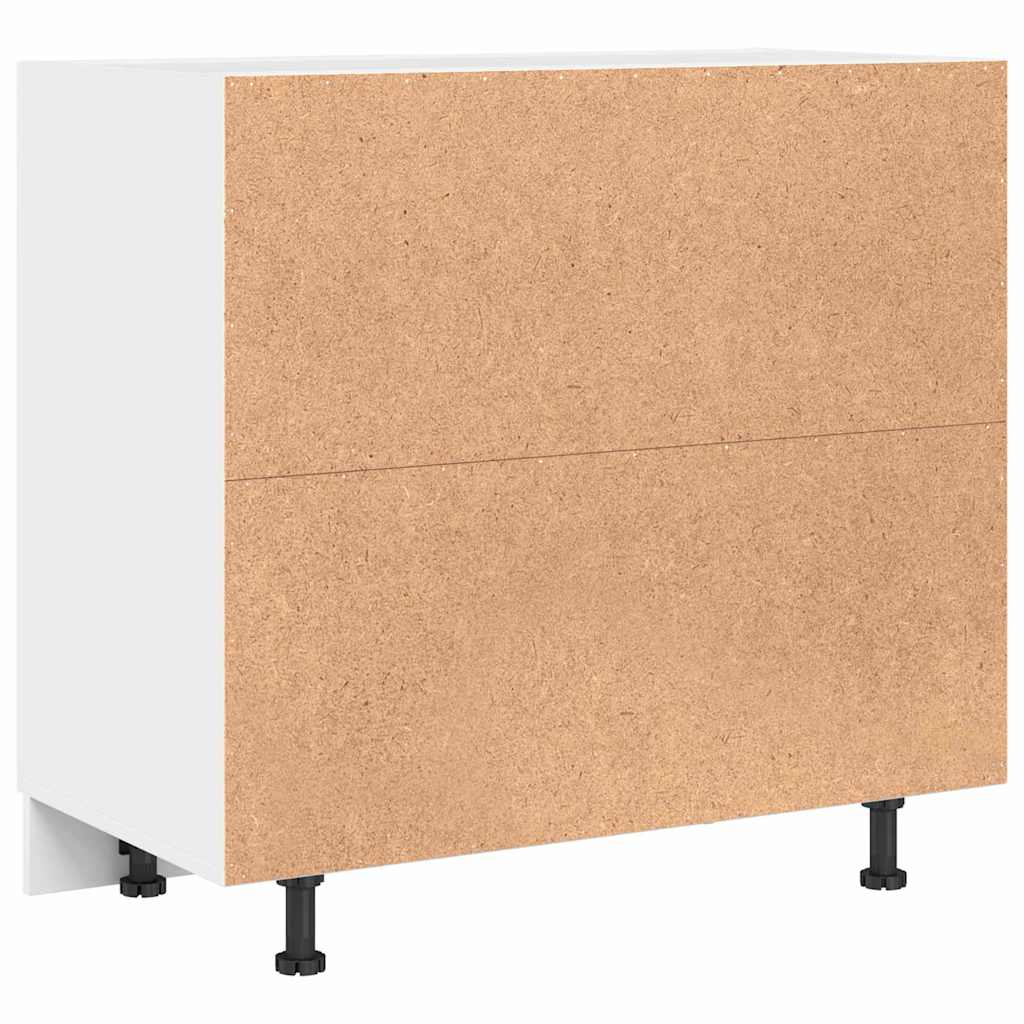 Κουζίνα Γωνιακό Βασικό Ντουλάπι Μαύρη δρυς 86 x 46 x 81,5 εκ. - Pakobazaar