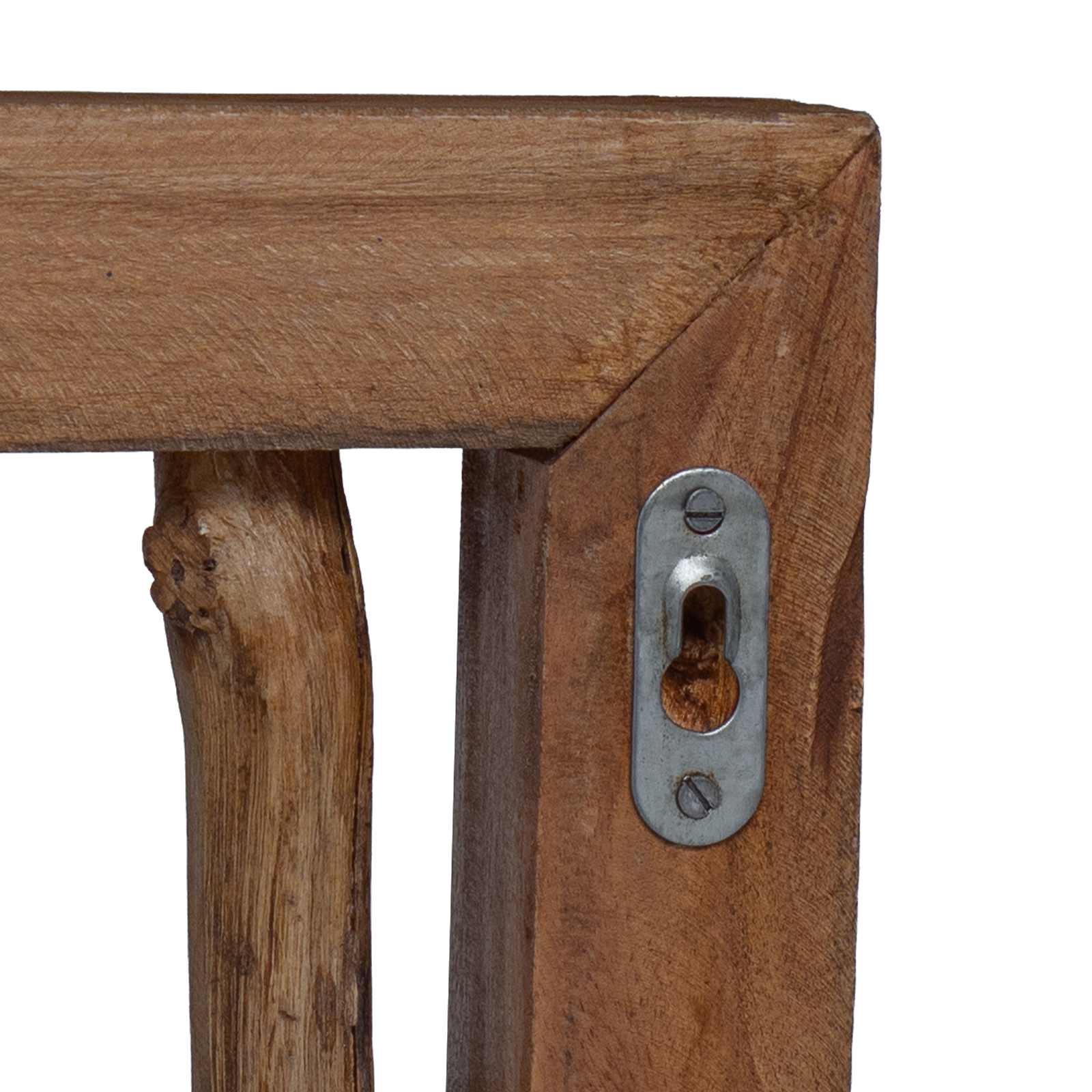 Γάντζος για Καμπίνες Φυσικό 50 x 10 x 25 εκ Στερεό ξύλο Μαόνι - Pakobazaar