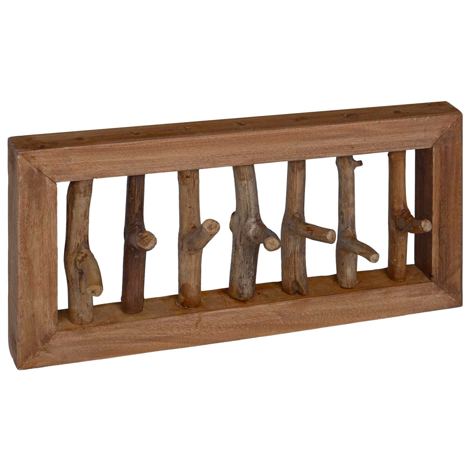 Γάντζος για Καμπίνες Φυσικό 50 x 10 x 25 εκ Στερεό ξύλο Μαόνι - Pakobazaar