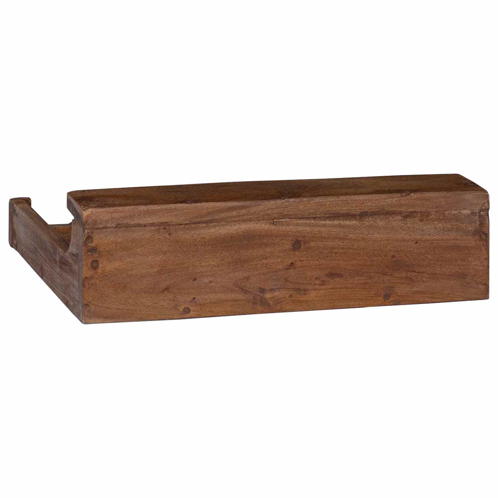 Θήκη Καφέ 36 x 30 x 10 εκ. Στερεό ξύλο Μαόνι