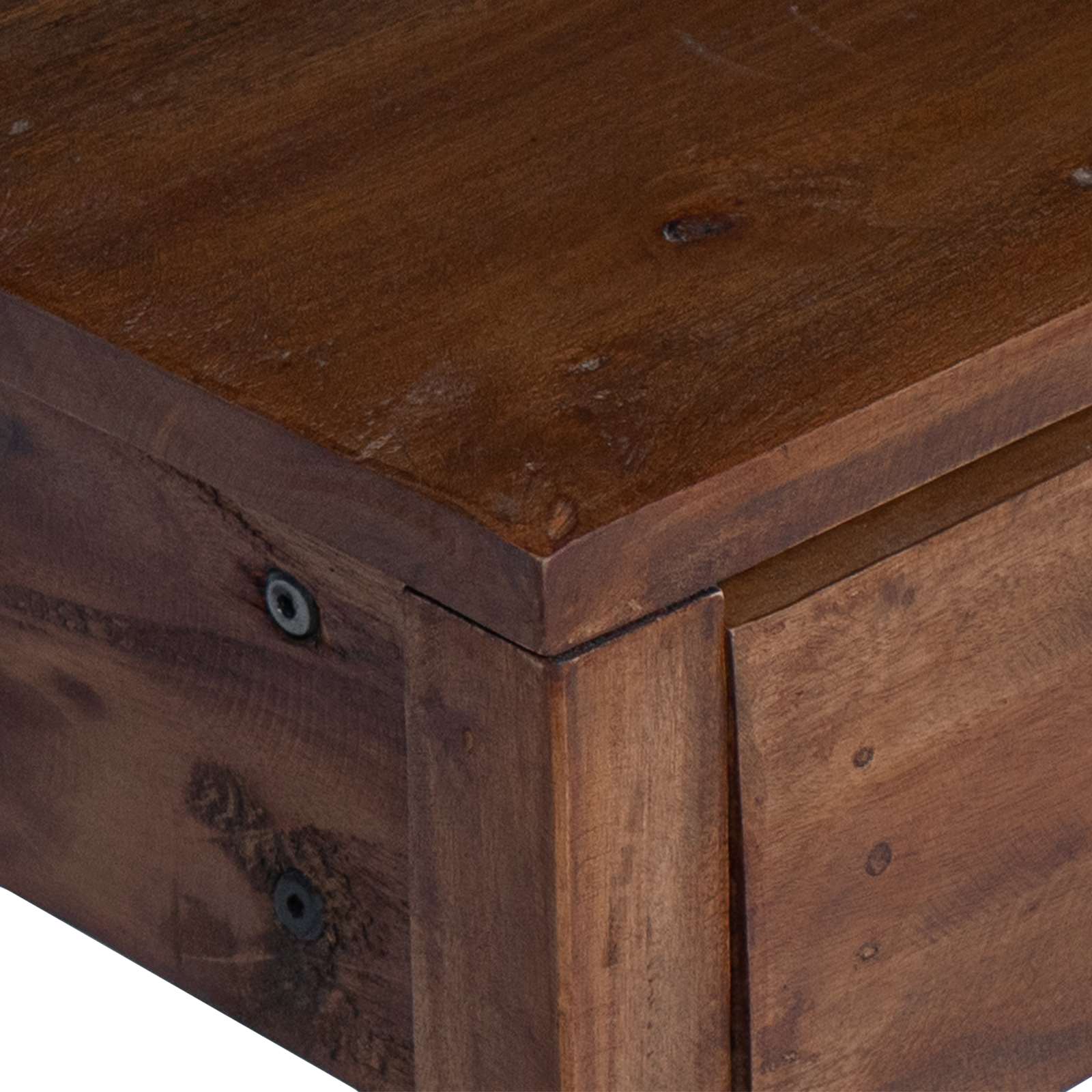 Βάση φυτών με συρτάρι Καφέ 30 x 30 x 80 cm Ξύλο Μαόνι - Pakobazaar
