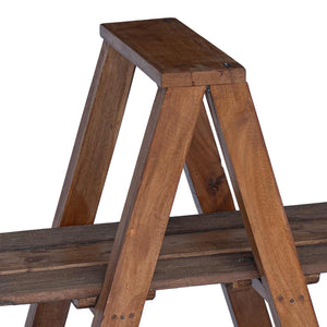 Πτυσσόμενη ραφιέρα με ράφι Καφέ 79.5 x 35 x 112 εκ