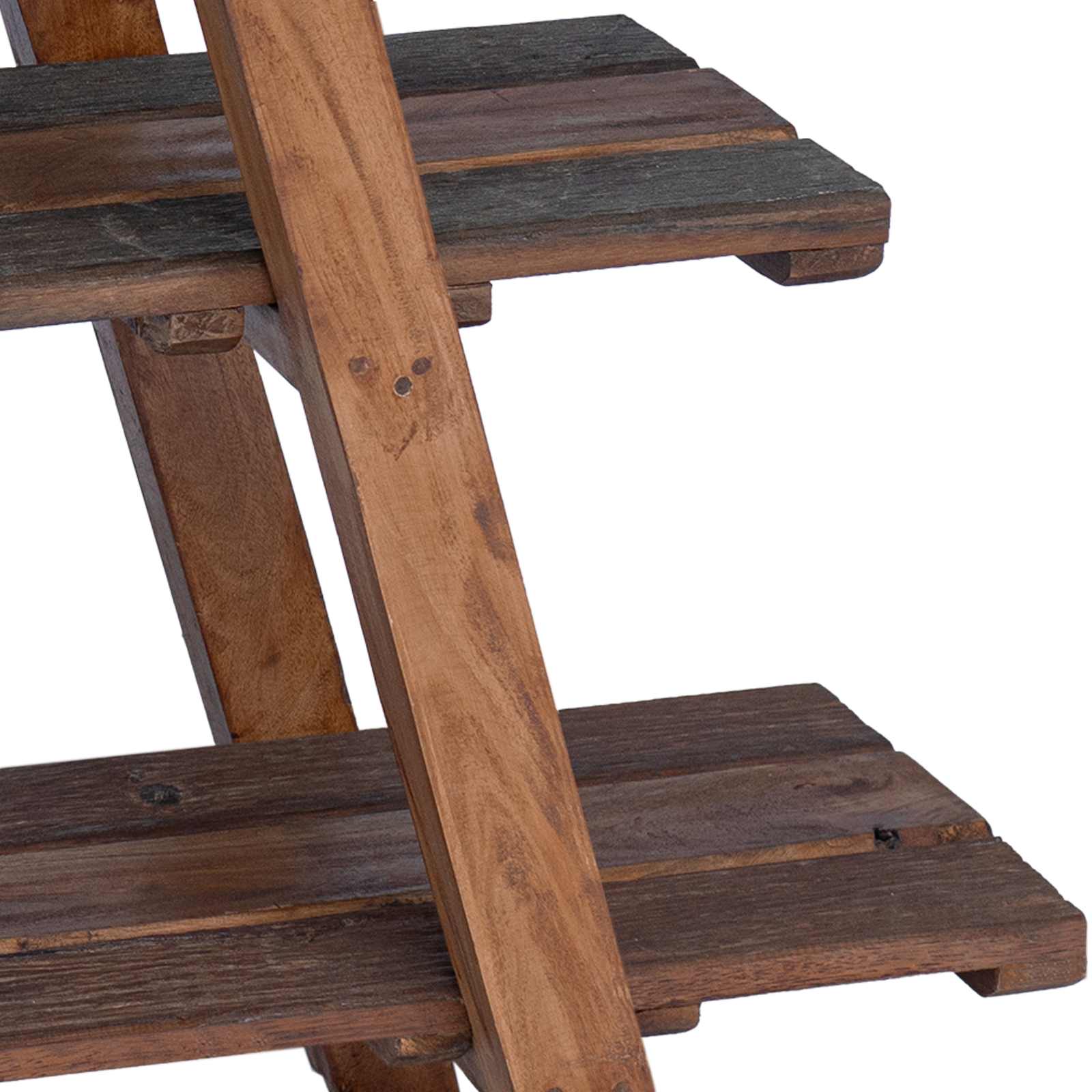 Πτυσσόμενη ραφιέρα με ράφι Καφέ 79.5 x 35 x 112 εκ