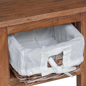 Τραπεζάκι Πλευράς Καφέ 38 x 28 x 35 εκ. Μασίφ ξύλο μαόνι